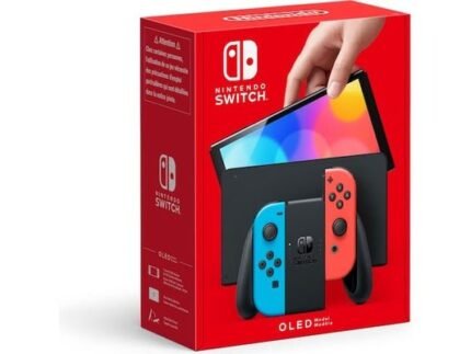 Nintendo Switch – Modèle OLED (bleu néon/rouge néon)