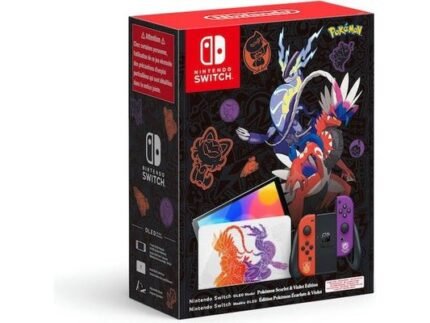 Nintendo Switch – Modèle OLED Édition Pokémon Écarlate & Violet